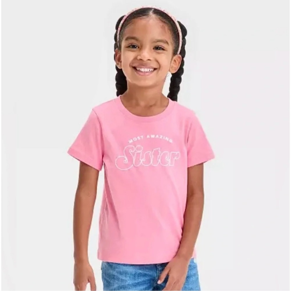 NWT Cat & Jack Most Amazing Sister Tee (4T)